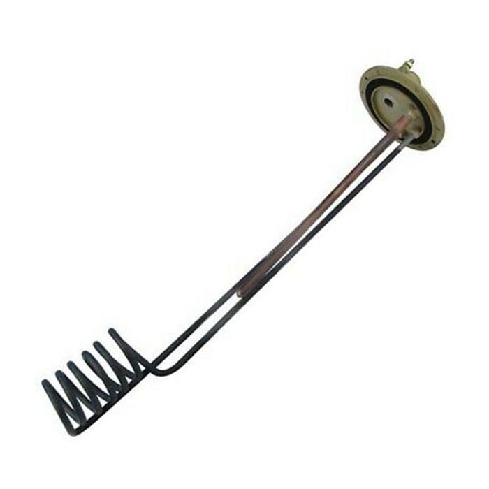 Heating element with a spiral design on a white background