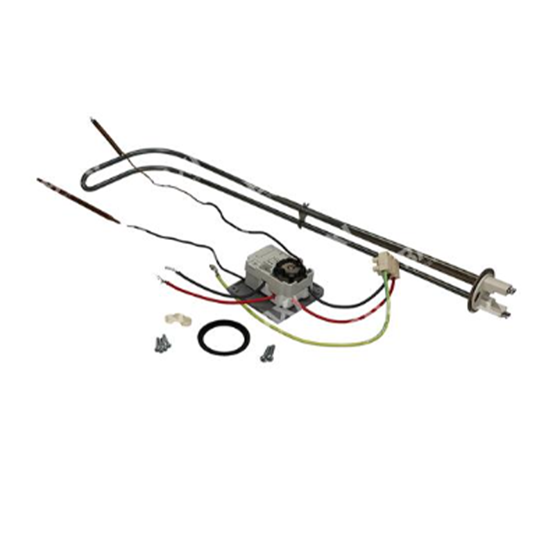Heater element with wiring on a white background