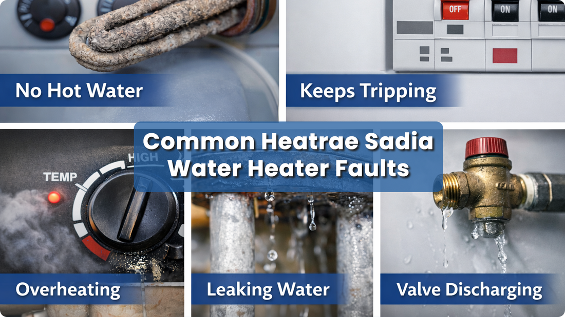 Image showing 5 common water heater faults