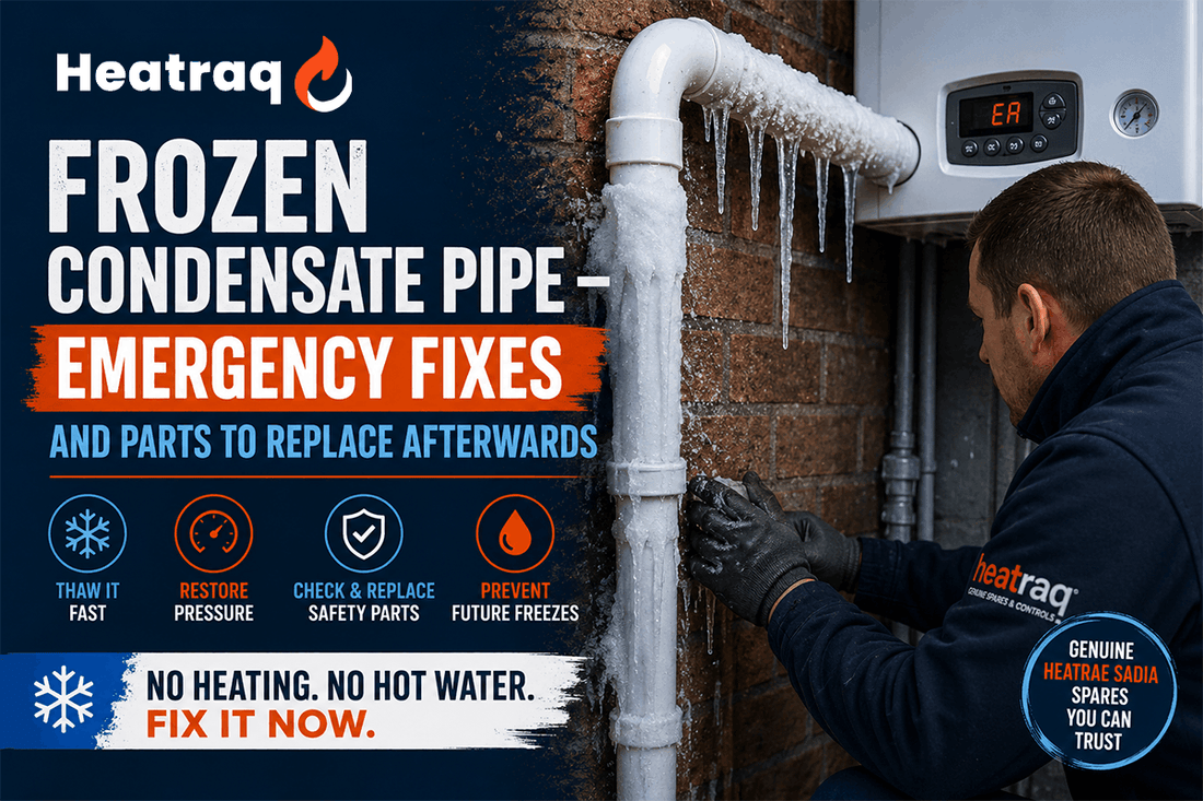 Frozen Condensate Pipe — Emergency Fixes and Parts to Replace Afterwards