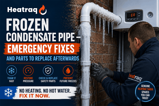 Frozen Condensate Pipe — Emergency Fixes and Parts to Replace Afterwards