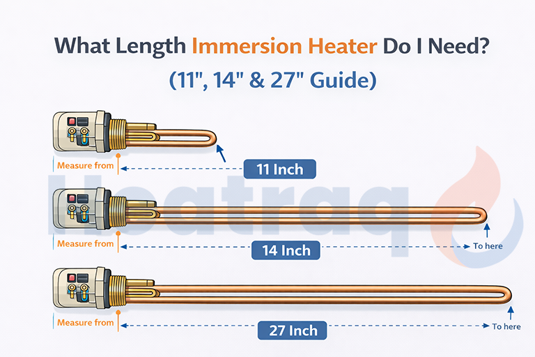 What Length Immersion Heater Do I Need? (11", 14" & 27" Guide)