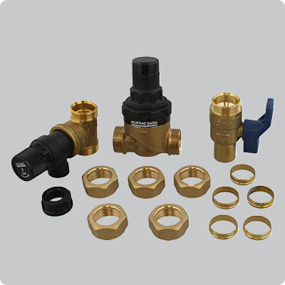 Inlet, Outlet & Water Connection Assemblies