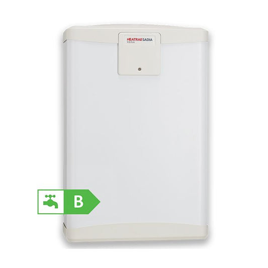 White water heater with HEATRAEAS logo on a white background