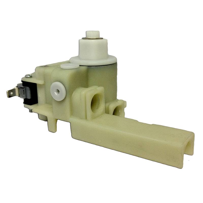 Mechanical valve or component on a white background