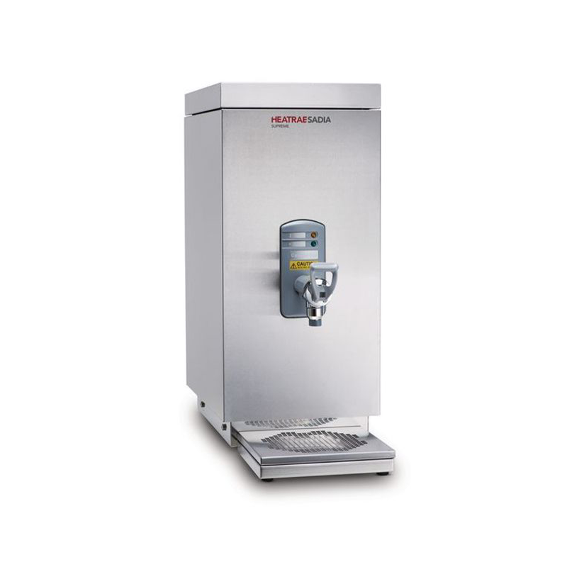 Heater with a brand logo on a white background
