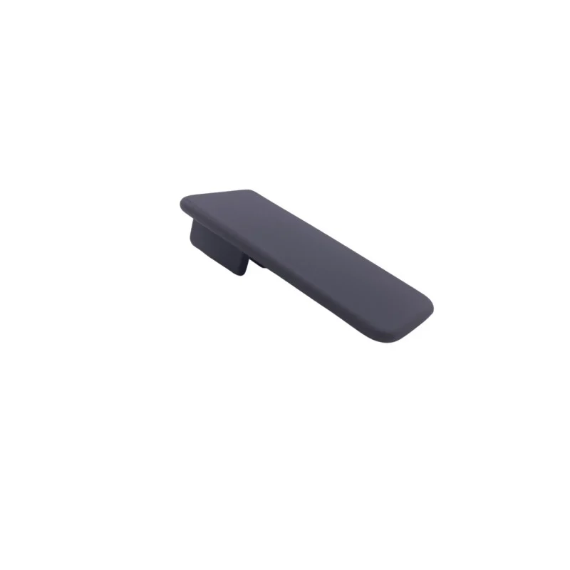 Black handle on a white background