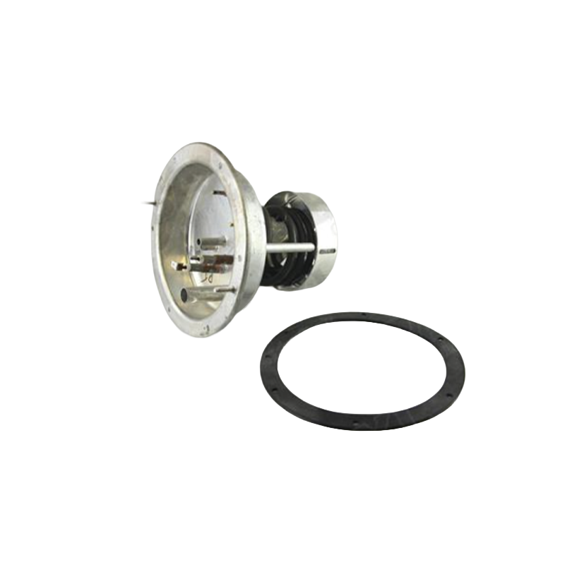 Element plate with gasket on a white background