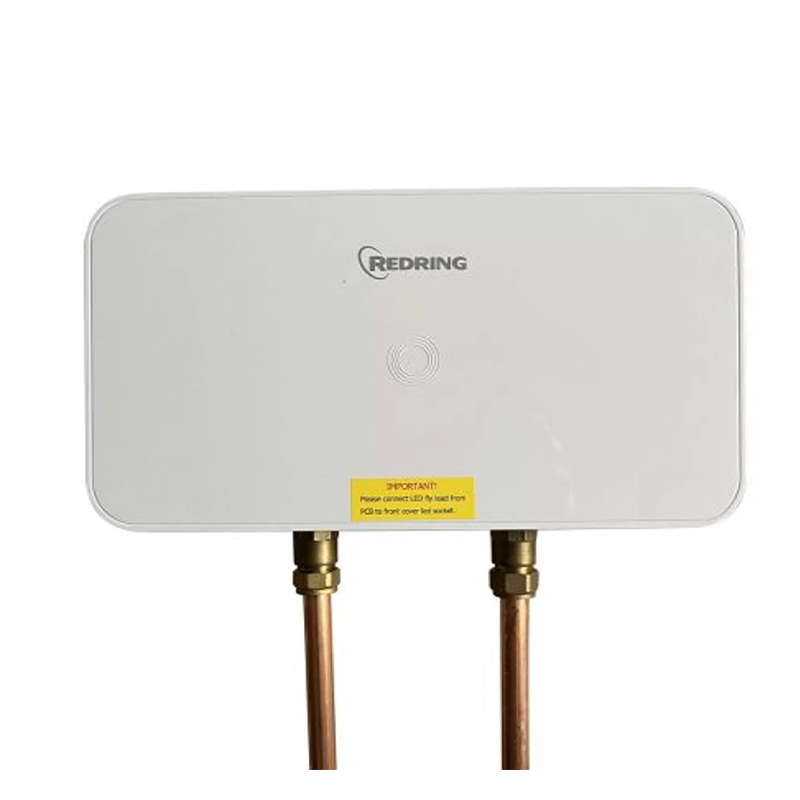 Rectangular water heater with 'Redring' branding on a white background