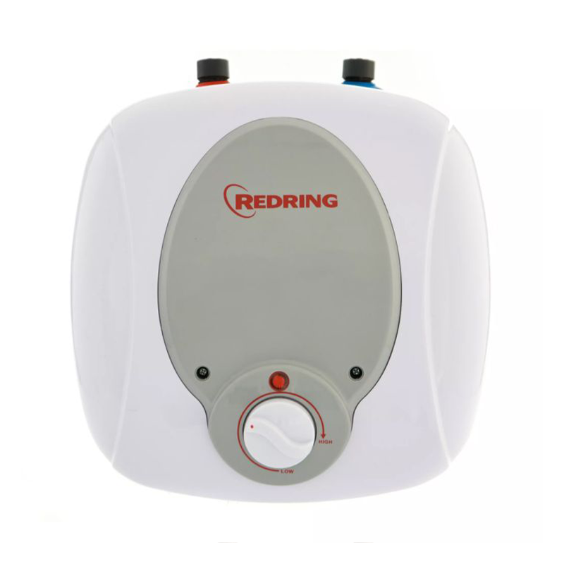 White water heater with Redring logo on a white background